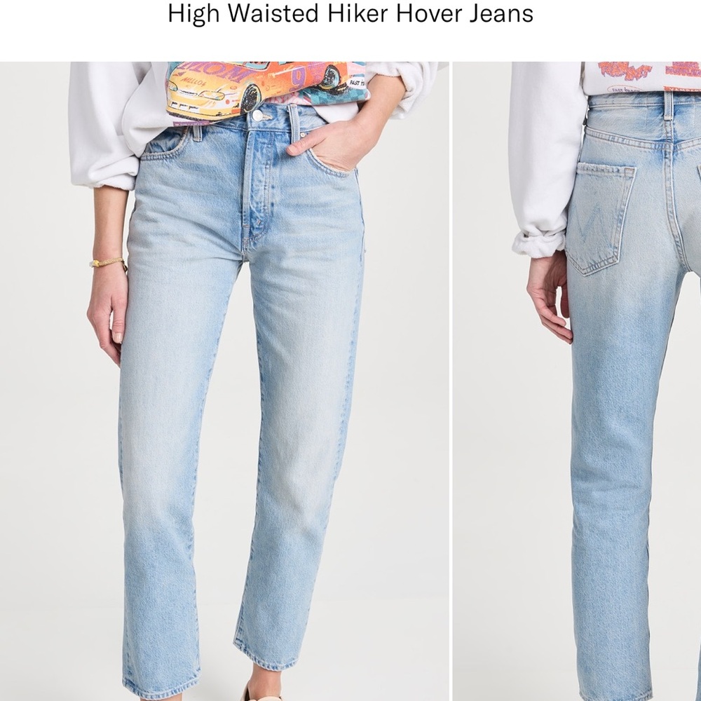 MOTHER high waisted hover jeans